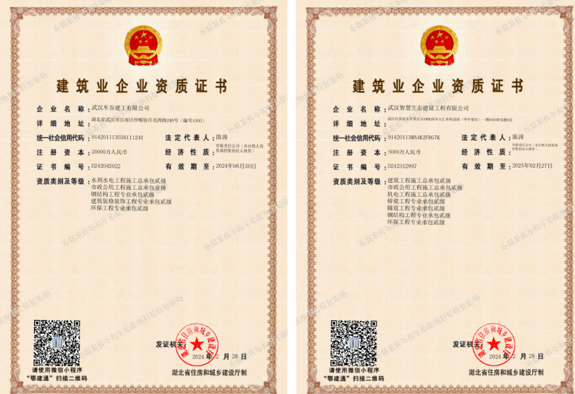 喜报！车谷城建公司建筑企业资质全面升级
