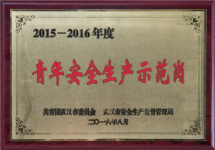 2015-2016青年安全生产示范岗
