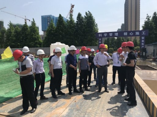 集团领导指导检查汉南170地块（一期）项目