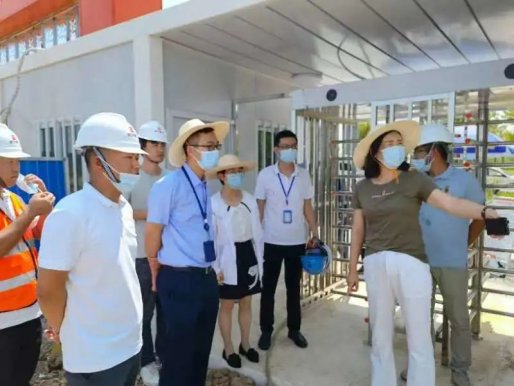 严防严控 集团领导调研在建项目疫情防控工作