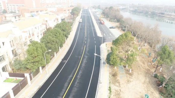马影河大道（汉南碧桂园－马影河桥）道路提升工程竣工验收完成