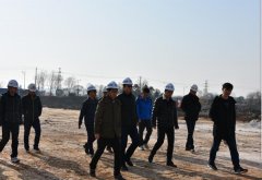 军纱大道汉南段建设项目开展春节前安全大检查